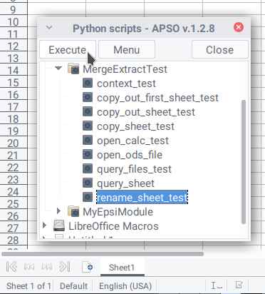 APSO: Execute Script