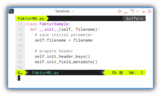 Python Macro: Class Initialization