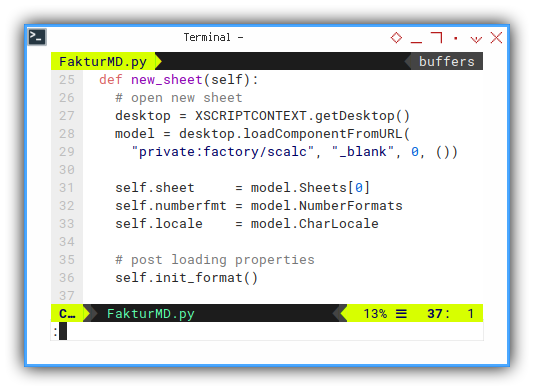 Python Macro: New Blank Sheet