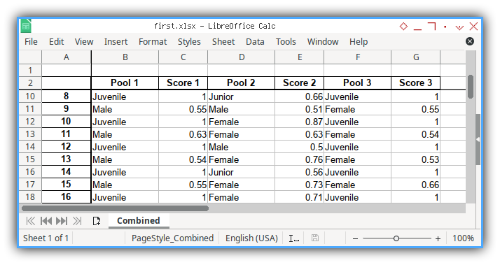 openpyxl: Input: First Sheet