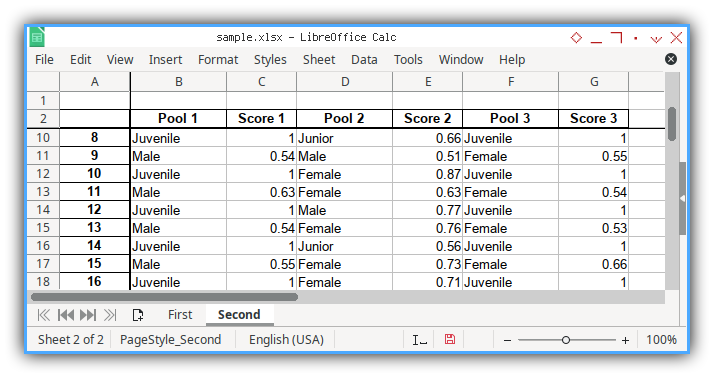 Python Macro: Input: Second Sheet