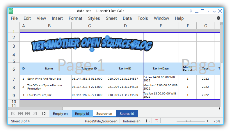 Worksheet: Source Data: English