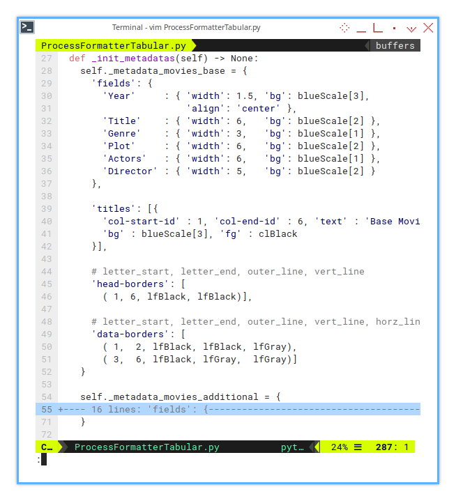 Calc Macro: Overview: Example Configuration