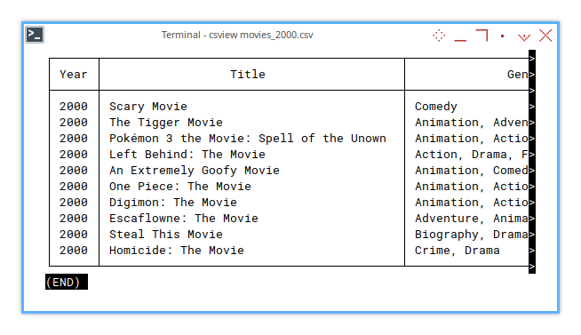 Example: CSView