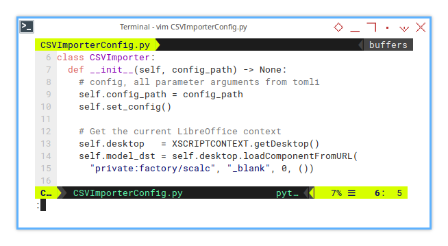 Merge CSV: Calc Macro: Initialization