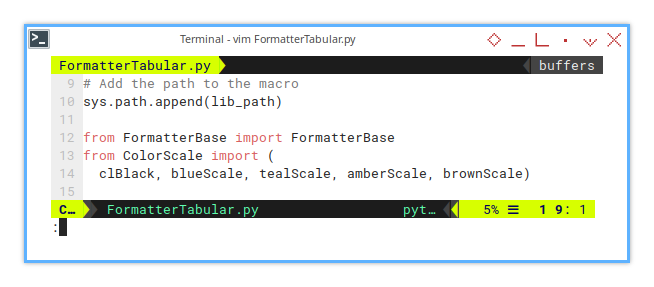 Calc Macro: Step Nine: Import Library