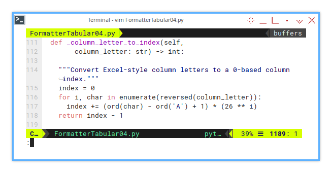 Calc Macro: Step Four: Helper: Letter to Index