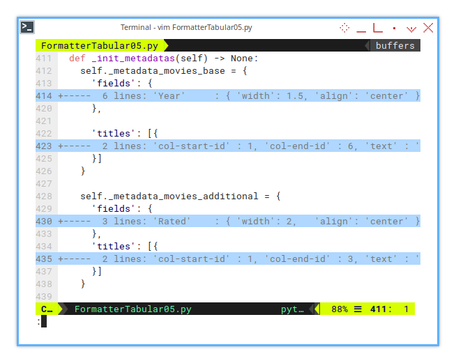 Calc Macro: Step Five: Init Metadatas