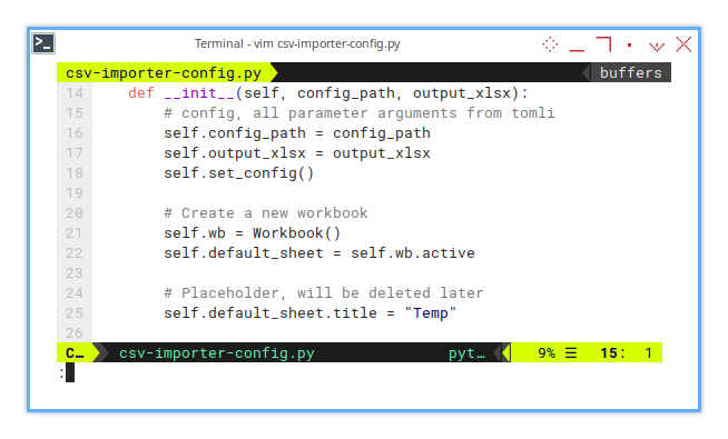 Merge CSV: openpyxl: Initialization