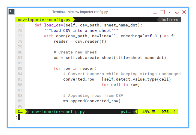 Merge CSV: openpyxl: Loading CSV: Value Detection