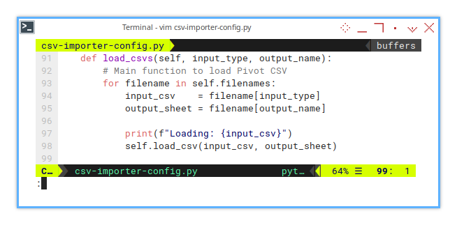 Merge CSV: openpyxl: Process