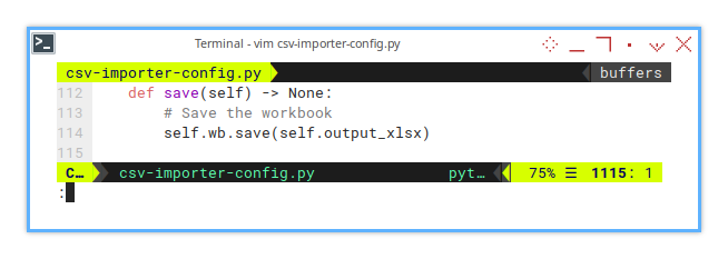 Merge CSV: openpyxl: Save