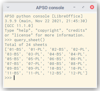 APSO Console: Python REPL