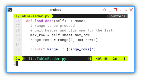Pivot: openPyXL: Table Reader: Load Data: Max Row