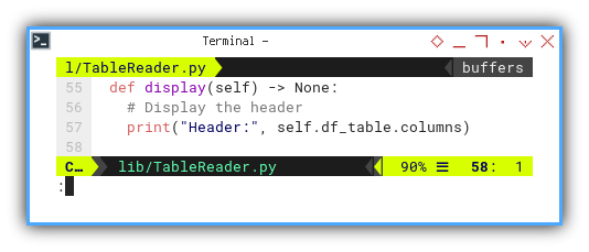 Pivot: openPyXL: Table Reader: Display