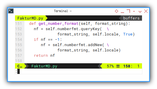 Python Macro: Number Format