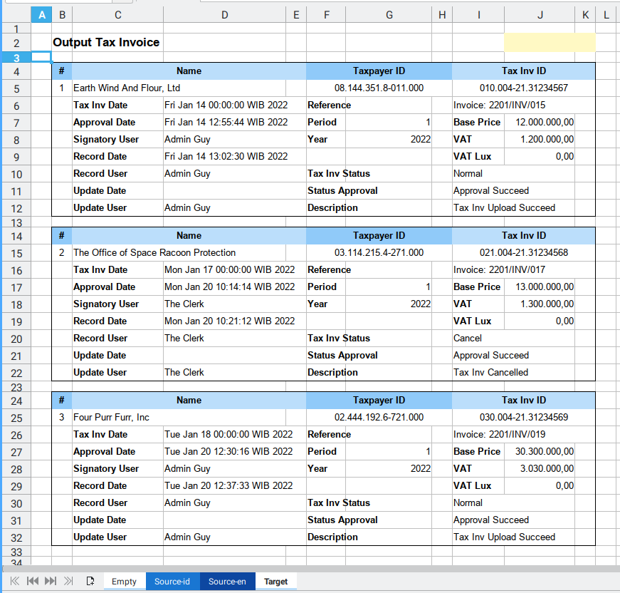 Worksheet: Sheet: Compact Form View