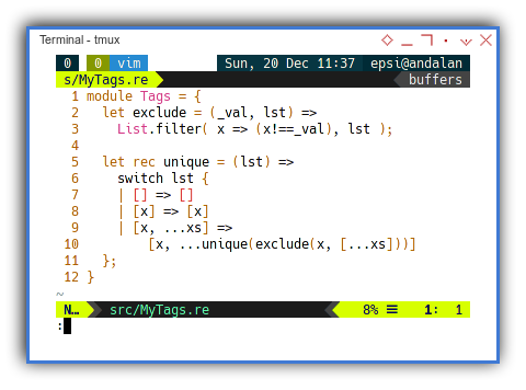 ReasonML: Unique Pattern Matching in Module