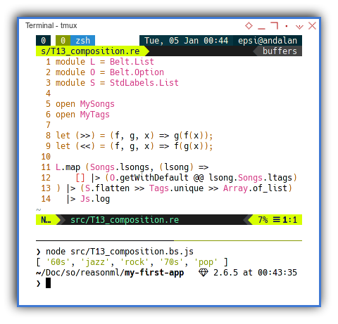 ReasonML: Function Composition