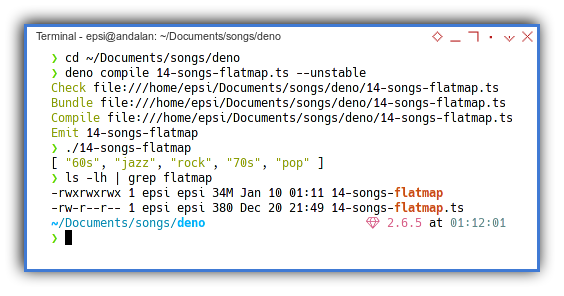 Typescript: Deno Compile Size Issue