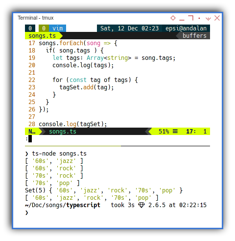 Typescript: ts-node: succeed