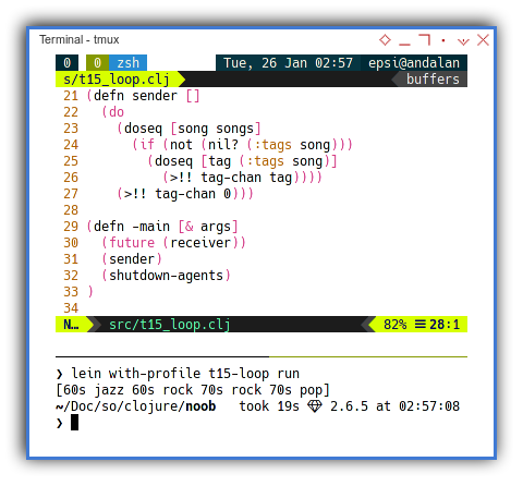 Clojure: Mutable in Concurrency with Future using Atom