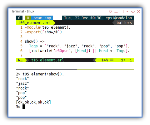 Erlang: Accessing Element