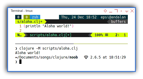 Clojure: Execute Script with Clojure