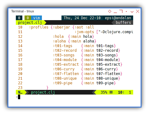 Clojure: All Project Scripts