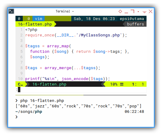 PHP: Flattening Array