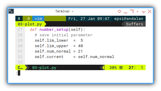 Panda Plot: Simple Dataframe Plot: Setup Number
