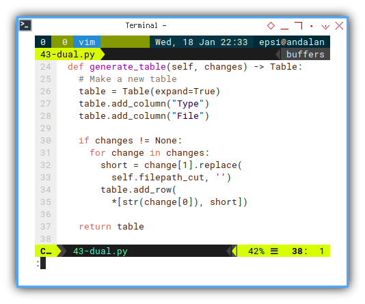 Python Rich: Concurrrent Live: Table