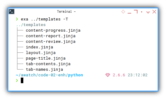 Python: Jinja2: Directory Tree