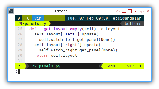 Python: Concurrent Task: Empty Panel