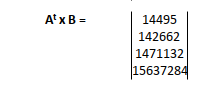 Polynomial: Excel Matrix: At x B