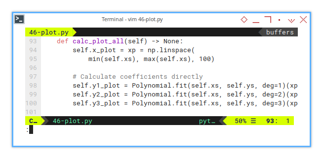 Python: Matplotlib: Curve Fitting: Prediction Calculation